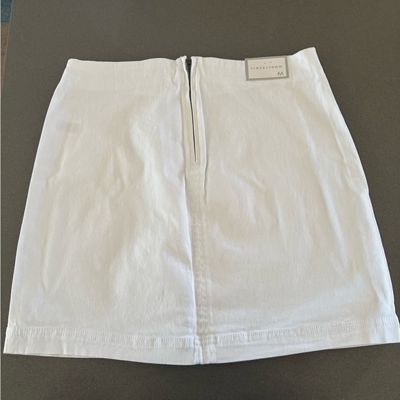 Tinseltown - Juniors' High-Rise Zip-Back Mini Denim Skirt - M - Picture 4 of 7